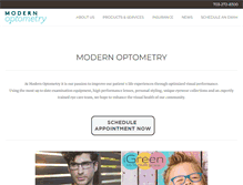 Tablet Screenshot of modernoptometry.com